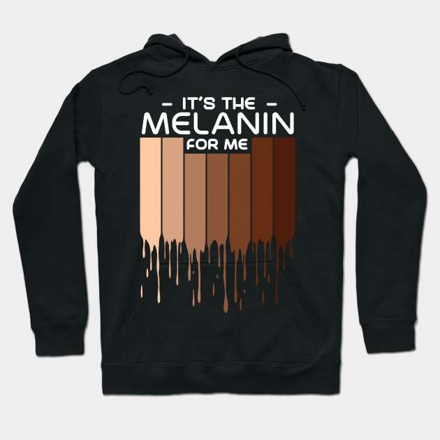 Melanin Poppin African American Queen Hoodie by MandeesCloset